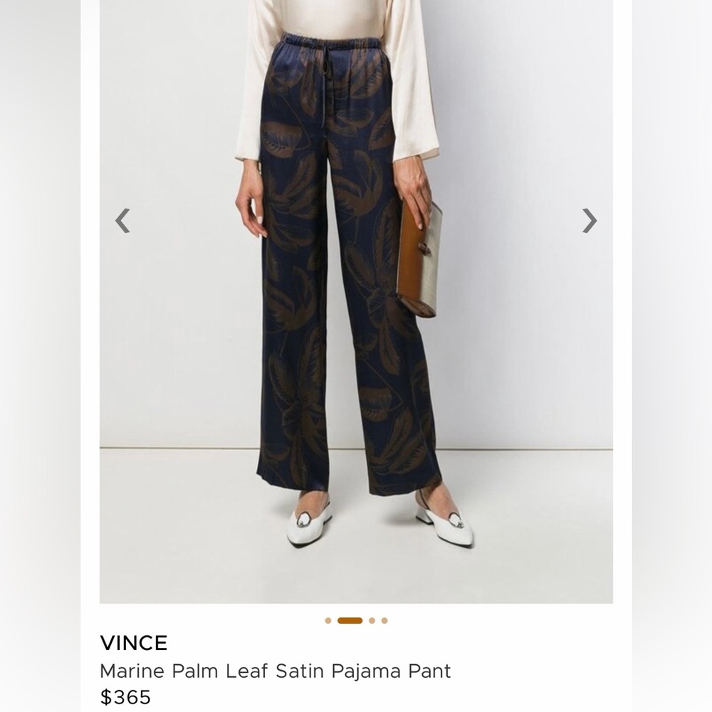 VINCE Pajama Pant 100% Silk
